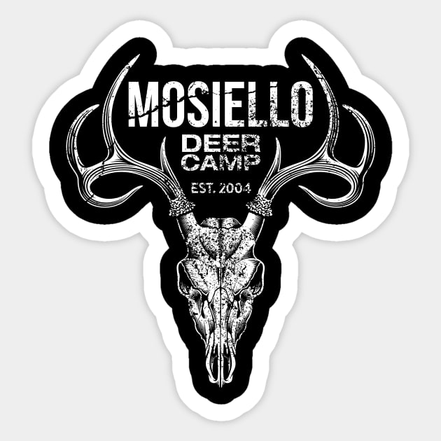 Mosiello Deer Camp Sticker by JP